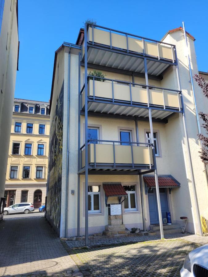 Ferienwohnung Oder Studio Dresden-Neustadt Inkl Parkplatz Mit Balkon Oder Terrasse Ngoại thất bức ảnh